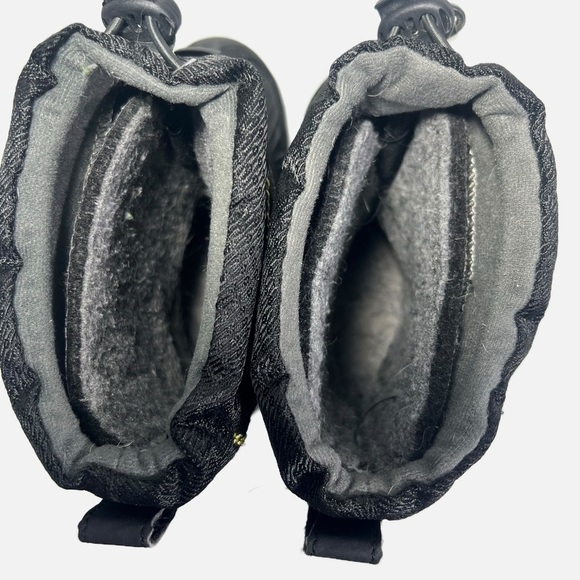 KODIAK CHARLIE GLO BOOTS W INSERT BLACK YELLOW size Youth 1 - Picture 8 of 10